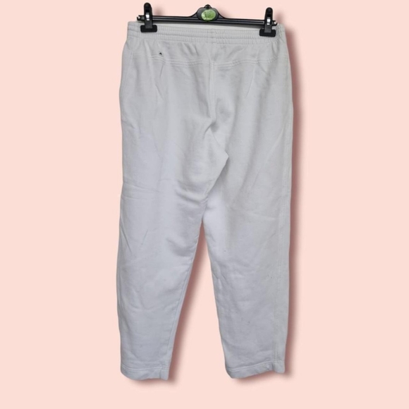 Vintage adidas white joggers 2000 made.Uk 16Pockets Drawstring see description - Picture 2 of 4